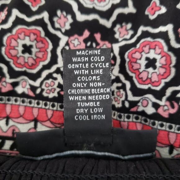 INC International Concepts Women's Peasant Blouse Smocked Bodice Off Shoulder - Picture 5 of 6